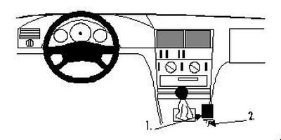 Mercedes Benz C-Klasse 93-99, Konsoll