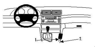 BMW 316-330/M3 E46 98-04/Compact 01-07, Konsoll