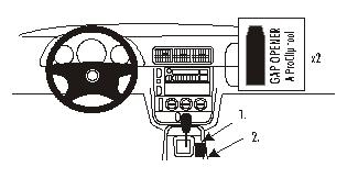 Brodit ProClip, Mercedes Benz M-Class/ML 00-04