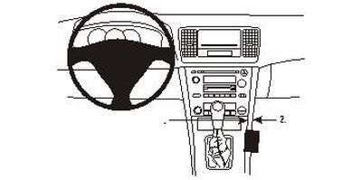 Subaru Outback 04-06, Konsoll