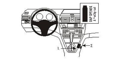 BMW X3 04-10, Konsoll