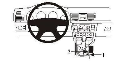 ProClip Monteringsbøyle Opel Vectra 06-10, Konsoll