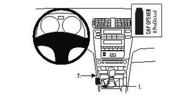 Lexus IS Serie 06-13, Konsoll, Manuelt gir