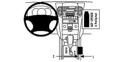 ProClip Monteringsbøyle Kia Sorento 08-09, Konsoll