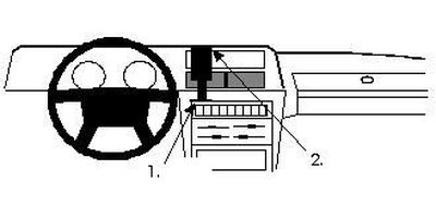 ProClip Monteringsbøyle Volvo 240 81-97, Sentrert