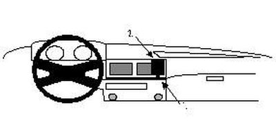 ProClip Monteringsbøyle BMW 316-325 82-90