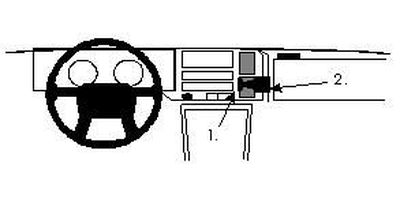 Volvo 440/460 89-96, Sentrert