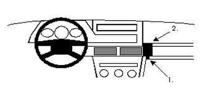 ProClip Monteringsbøyle Fiat Tipo 89-91, Vinklet