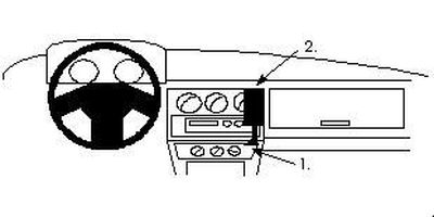 ProClip Monteringsbøyle Alfa Romeo 33 90-94, Vinklet