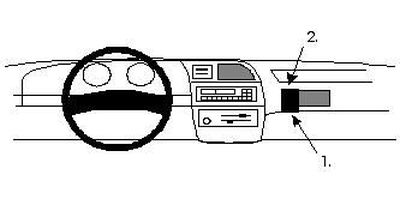 ProClip Monteringsbøyle Ford Explorer 93-94, Vinklet