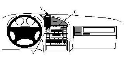 BMW 316-328 91-98, senter