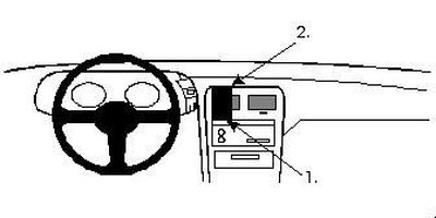 ProClip Monteringsbøyle Nissan 300 ZX 90-96, Sentrert