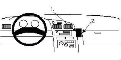 ProClip Monteringsbøyle Toyota Celica 94-99, Vinklet