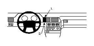 Volvo S90/V90 97-98, Senter