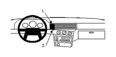 Volvo 740/940 91-98, senter