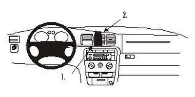 Opel Vectra 96-01, Sentrert