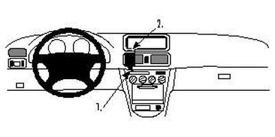 Toyota Corolla 98-99, Sentrert