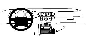 Brodit ProClip, Mercedes Benz A-Class 98-00