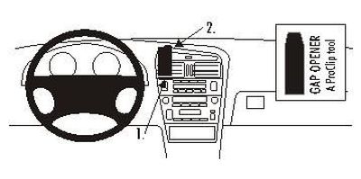 ProClip Monteringsbøyle Lexus GS Serie 98-05, Sentrert