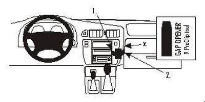 ProClip Monteringsbøyle Nissan Patrol 98-10, Vinklet