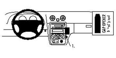 Proclip Monteringsbøyle Mazda Miata/MX-5 98-05