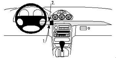 Chrysler 300M 99-04, Sentrert