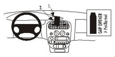 ProClip Monteringsbøyle Chrysler Neon 00-02, Sentrert
