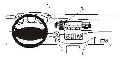 Chevrolet Impala 00-05, Sentrert