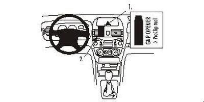 Nissan Almera 00-02, sentrert