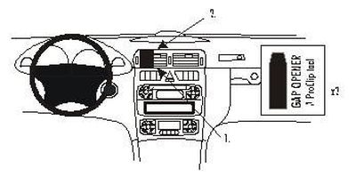 Mercedes Benz C-Klasse 00-06, Sentrert