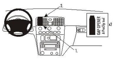 Volvo S40/V40 01-03, Sentrert