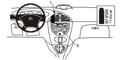 Citroen C5 01-05, Sentrert