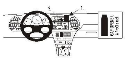 Saab 9-3 98-02, Senter, Trepanel