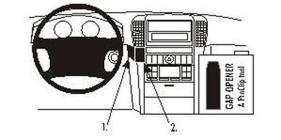 Kia Sorento 02-07, Sentrert, Brun Trepanel