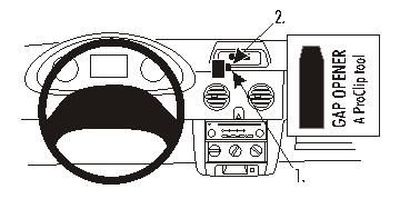 Renault Kangoo 03-07, Sentrert