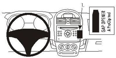 ProClip Monteringsbøyle Suzuki Ignis 04-09, Vinklet