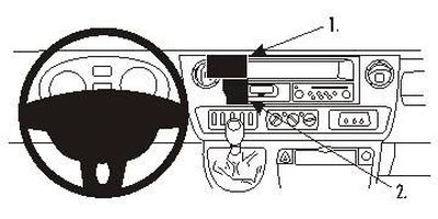 Renault Master 04-10, sentrert