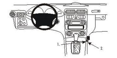 Mercedes Benz C-klasse 00-06, vinklet, lav