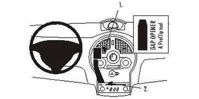 Renault Modus 05-13, Sentrert