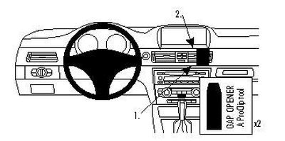 BMW 316-330/E90/E91/E92/E93 05-12, Vinklet, OEM Nav.