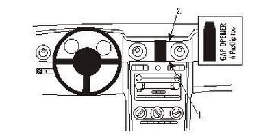 Ford Mustang 05-09, Sentrert