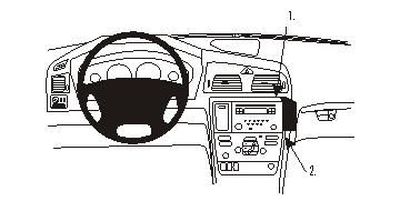 Volvo V70 05-08, Vinklet Høy, Trepanel