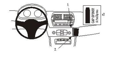 ProClip Monteringsbøyle BMW Z4 03-08, Vinklet