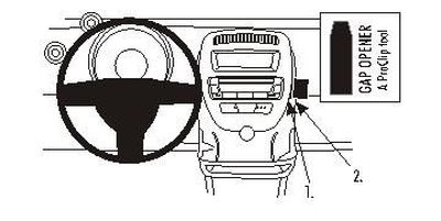 Citroen C1 06-14, Vinklet