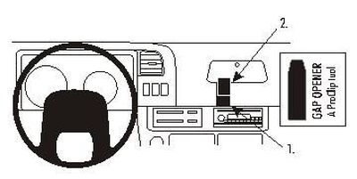 ProClip Monteringsbøyle Chevrolet W-Serie 99-07, Sentrert