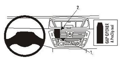 Citroen C4 Picasso 07-13, Sentrert