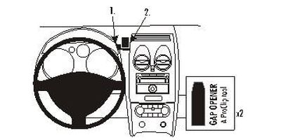 Nissan Qashqai 07-13, Senterert