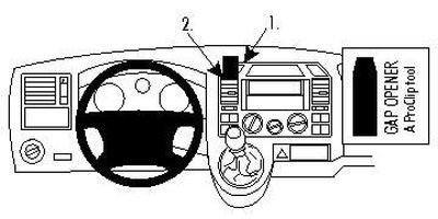 Volkswagen Caravelle 04-09, Sentrert