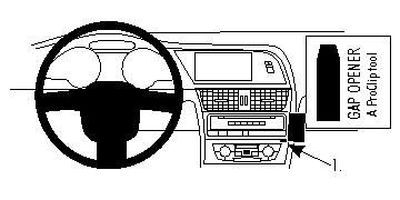 Audi A4 08-15, vinklet