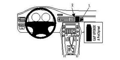 Volvo S80/V70/CX70 08-11, Vinklet Høy, Trepanel